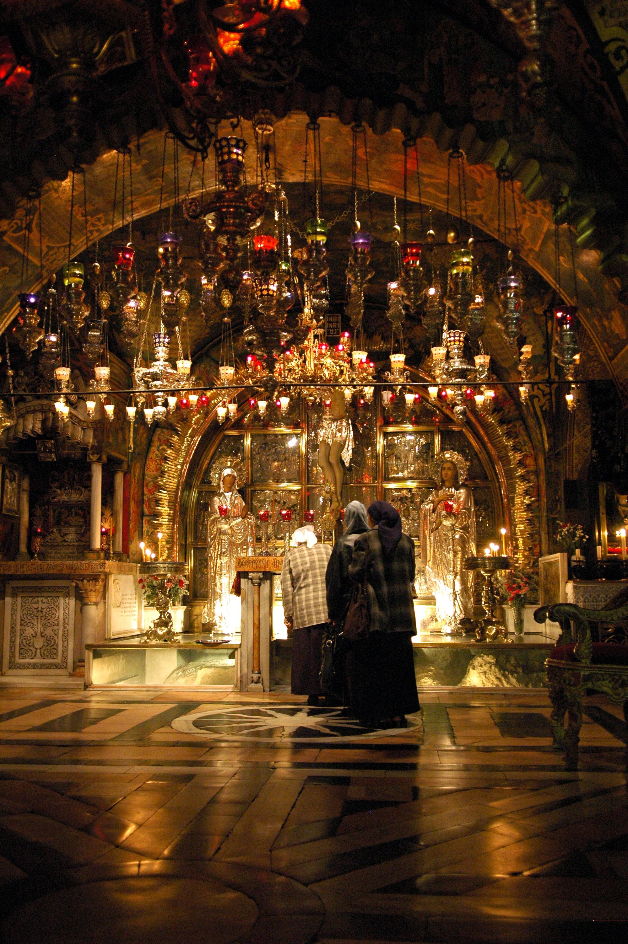 church praying